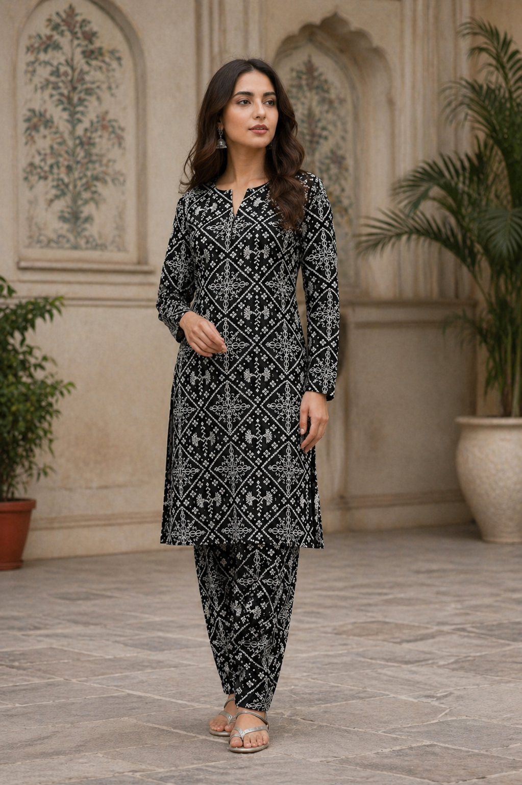2PC Camric Cotton Suit – Imported Thailand (Unstitched)