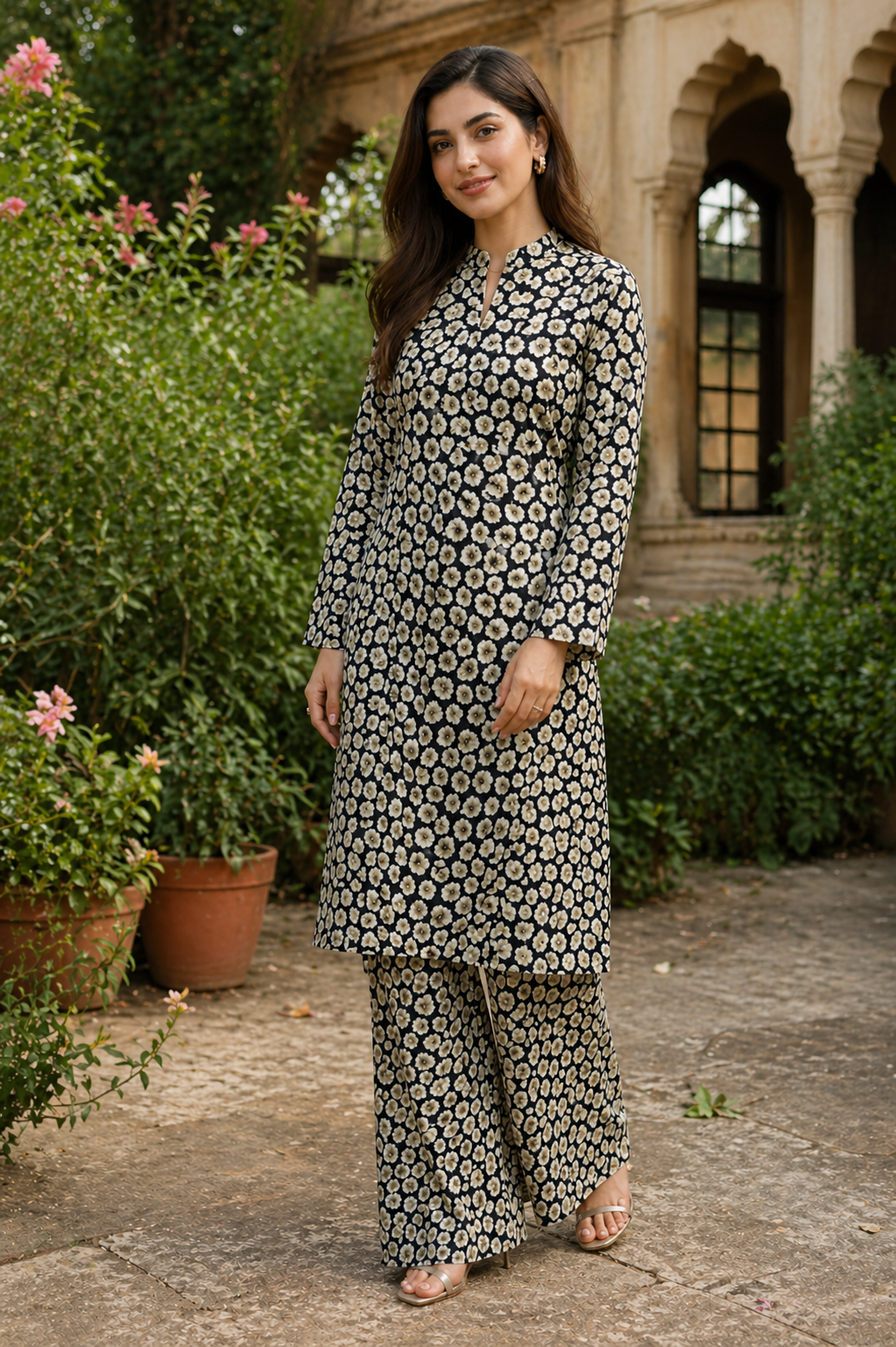 2PC Camric Cotton Suit – Imported Thailand (Unstitched)