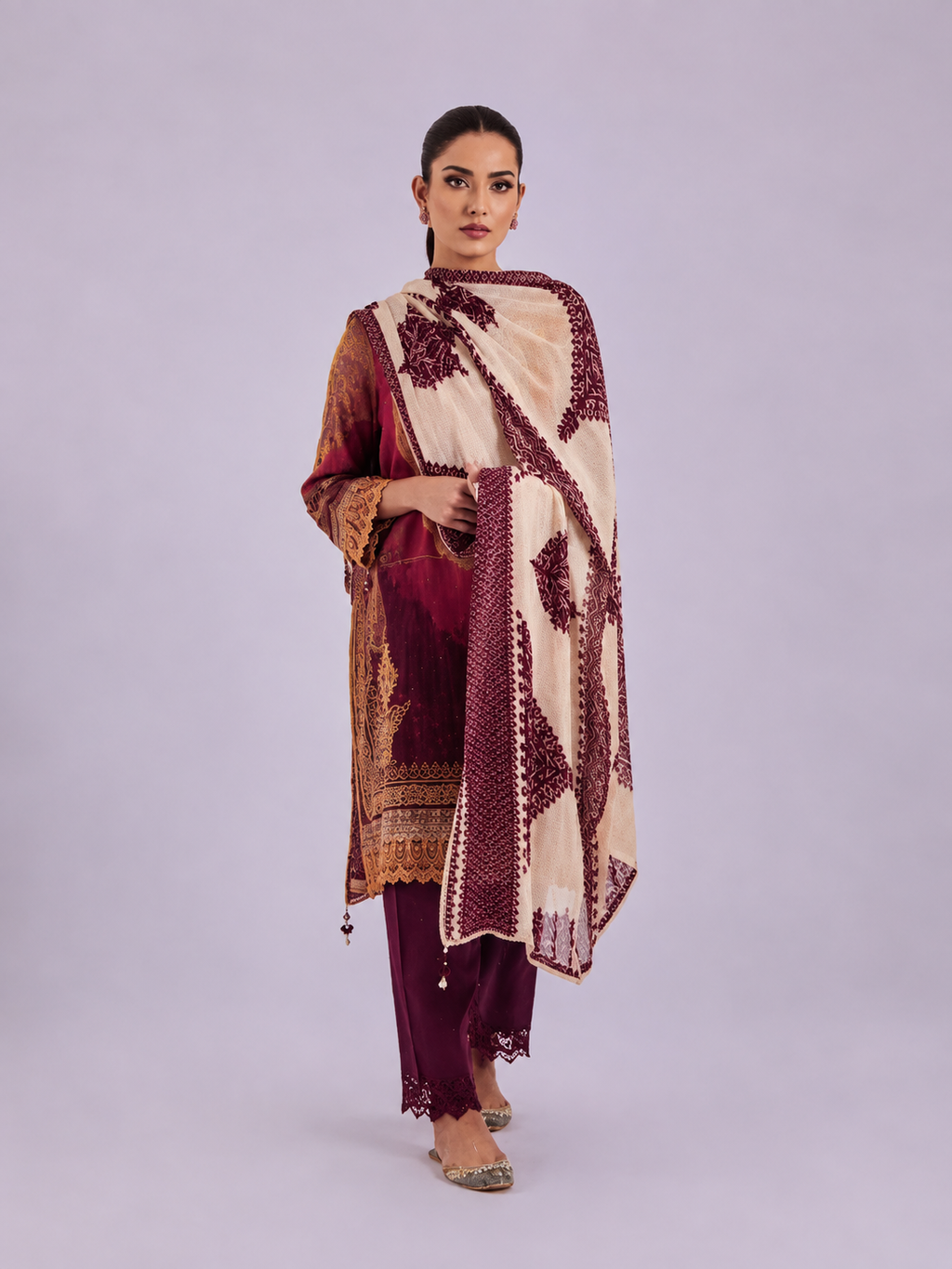 3- Piece Digital Printed Lawn Suit