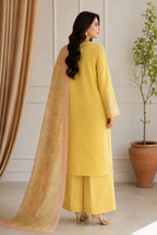 Edenrobe Premium Embroidered 3 Piece