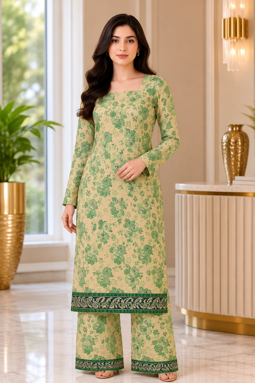 Nishat Collection 2 Piece Printed Border