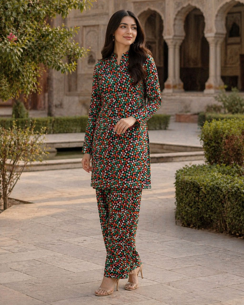2PC Camric Cotton Suit – Imported Thailand (Unstitched)