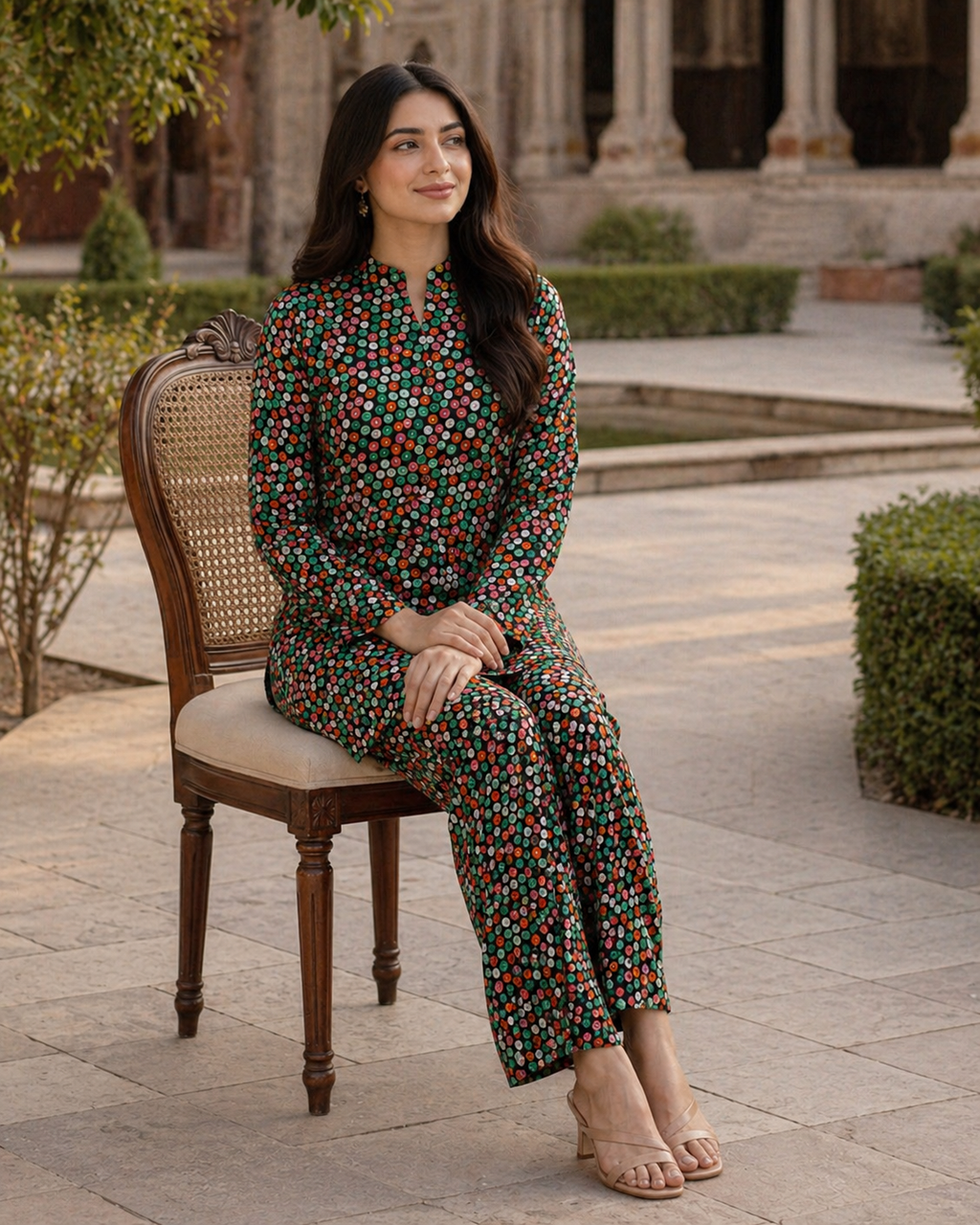 2PC Camric Cotton Suit – Imported Thailand (Unstitched)