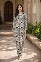 2PC Camric Cotton Suit – Imported Thailand (Unstitched)