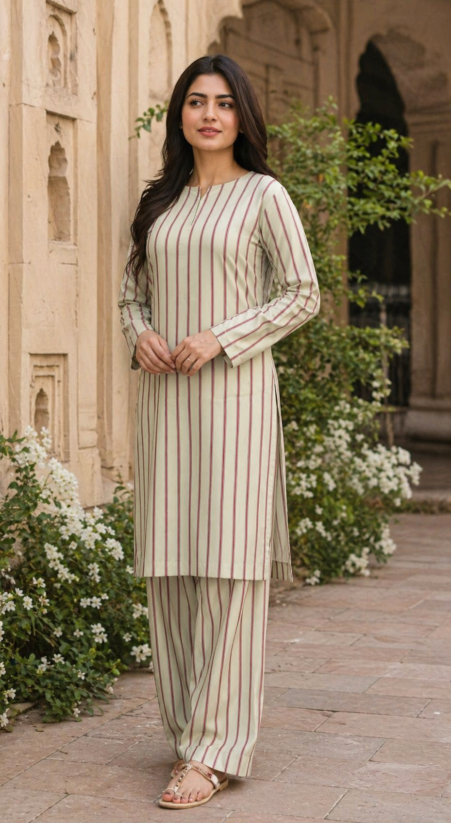 2PC Camric Cotton Suit – Imported Thailand (Unstitched)