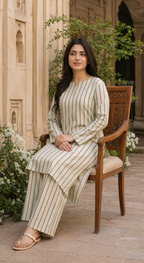 2PC Camric Cotton Suit – Imported Thailand (Unstitched)