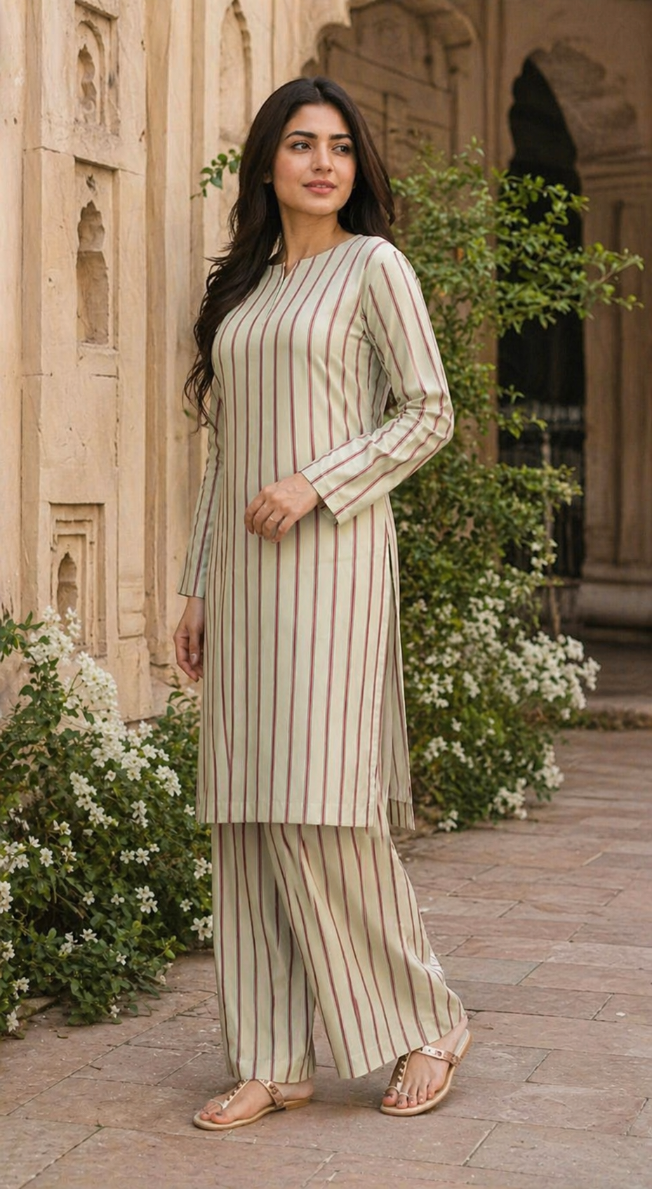 2PC Camric Cotton Suit – Imported Thailand (Unstitched)