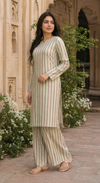 2PC Camric Cotton Suit – Imported Thailand (Unstitched)