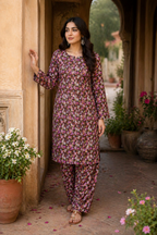 2PC Camric Cotton Suit – Imported Thailand (Unstitched)