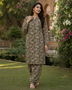 2PC Camric Cotton Suit – Imported Thailand (Unstitched)