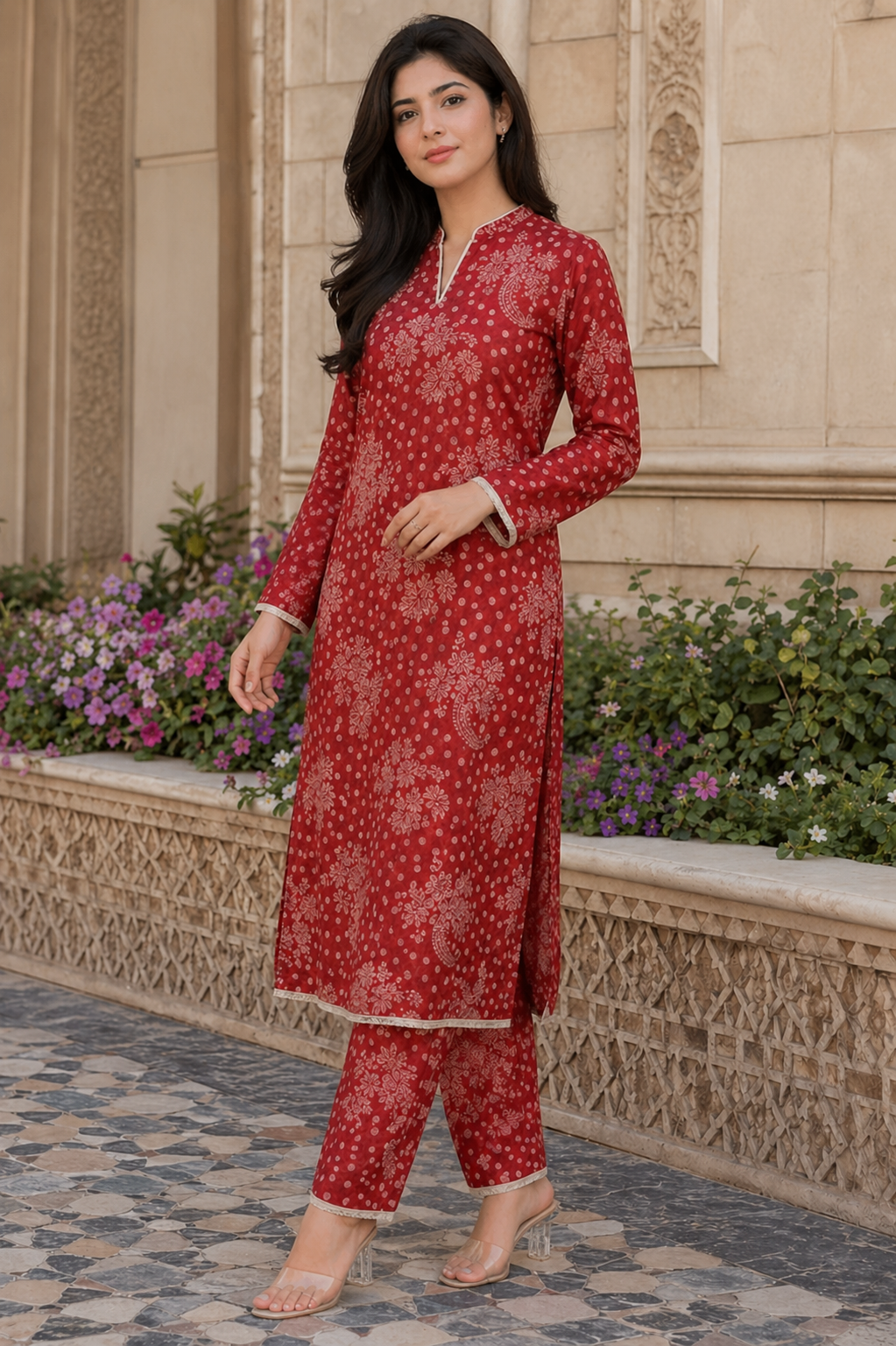 2PC Camric Cotton Suit – Imported Thailand (Unstitched)