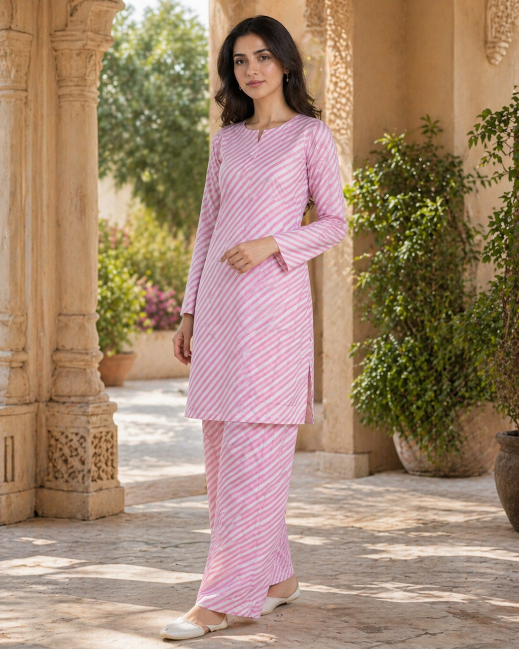 2PC ETHNC Lawn Suit – Imported(Unstitched)