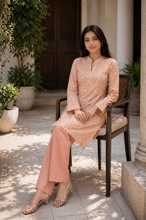 2PC ETHNC Lawn Suit – Imported(Unstitched)