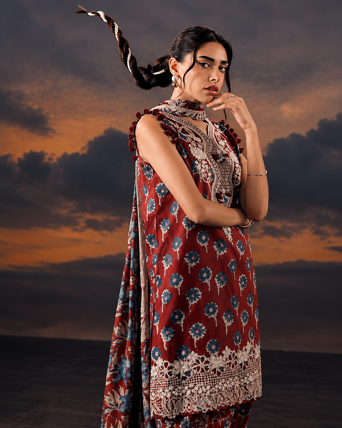 Nishat Digital Printed Lawn 3piece Collection