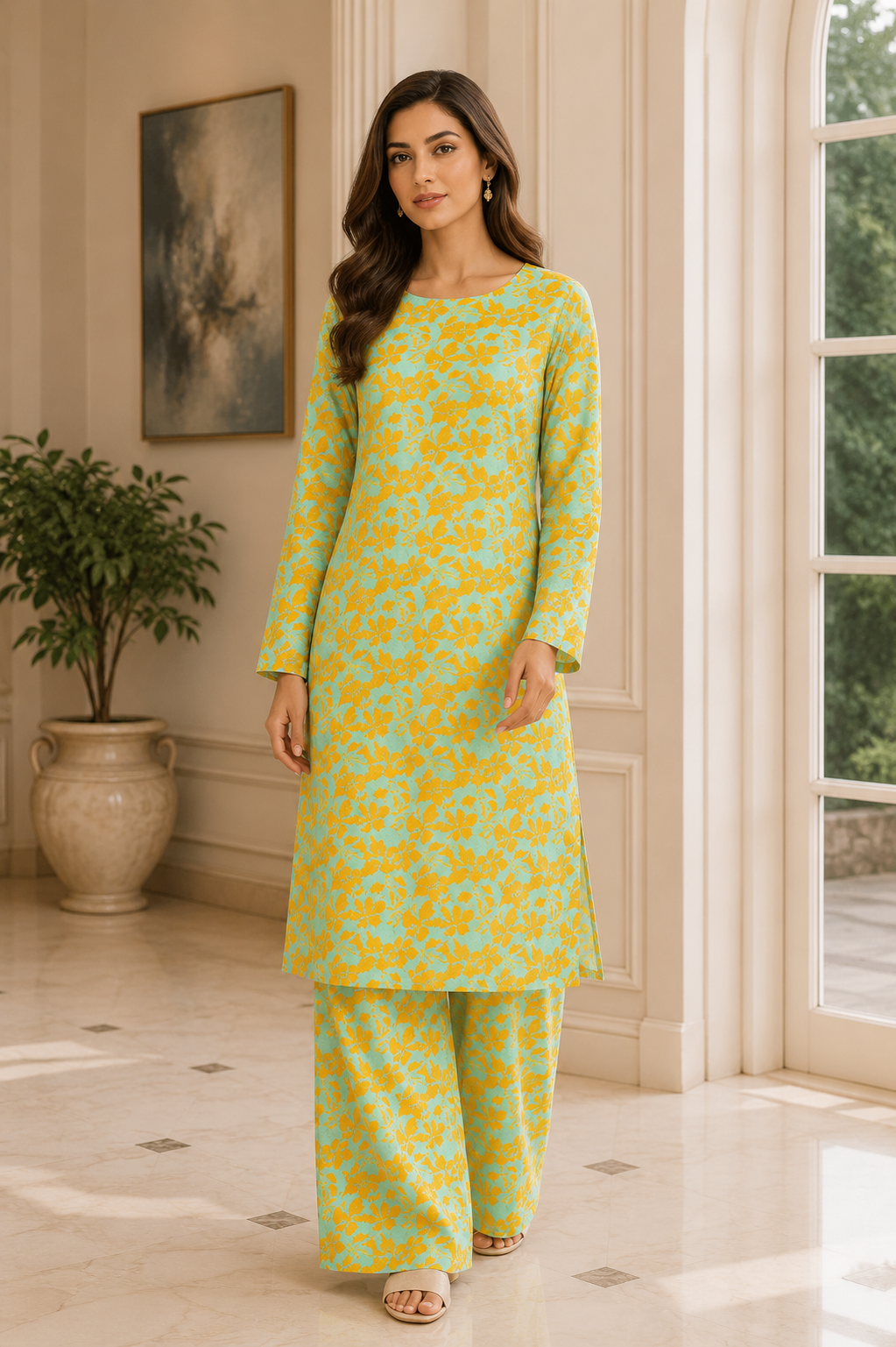 Summer Breeze – 2 Piece Premium Lawn Suit