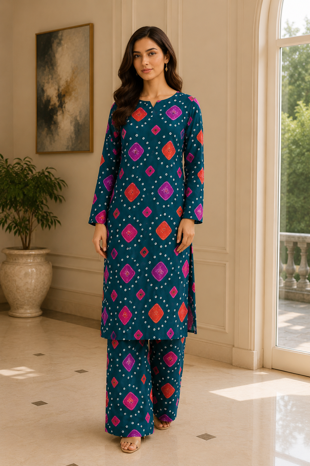 Summer Breeze – 2 Piece Premium Lawn Suit