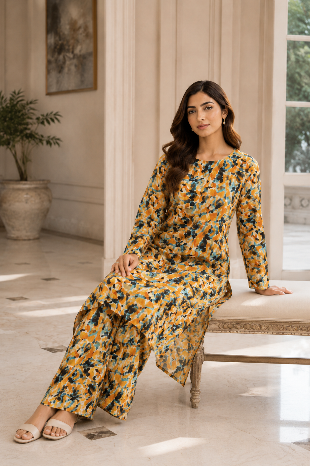 Summer Breeze – 2 Piece Premium Lawn Suit