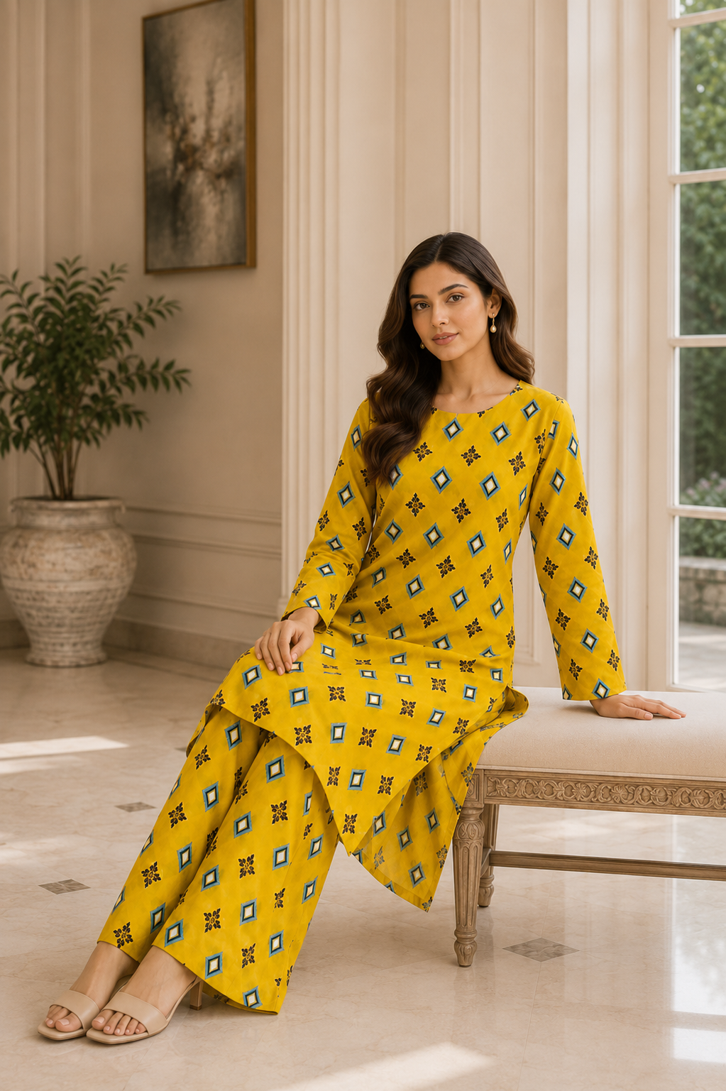 Summer Breeze – 2 Piece Premium Lawn Suit