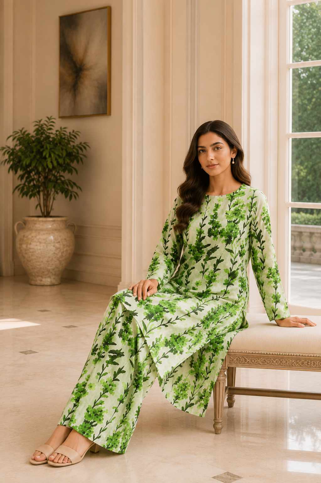 Summer Breeze – 2 Piece Premium Lawn Suit