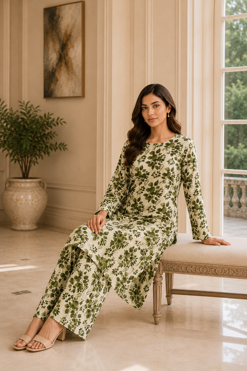 Summer Breeze – 2 Piece Premium Lawn Suit