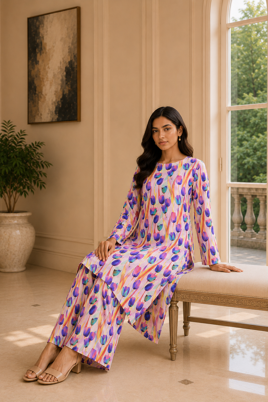 Summer Breeze – 2 Piece Premium Lawn Suit