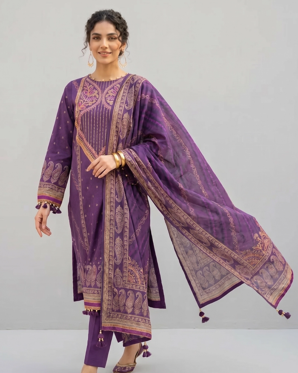 Original Nishat 3 Piece Unstitched Lawn Collection