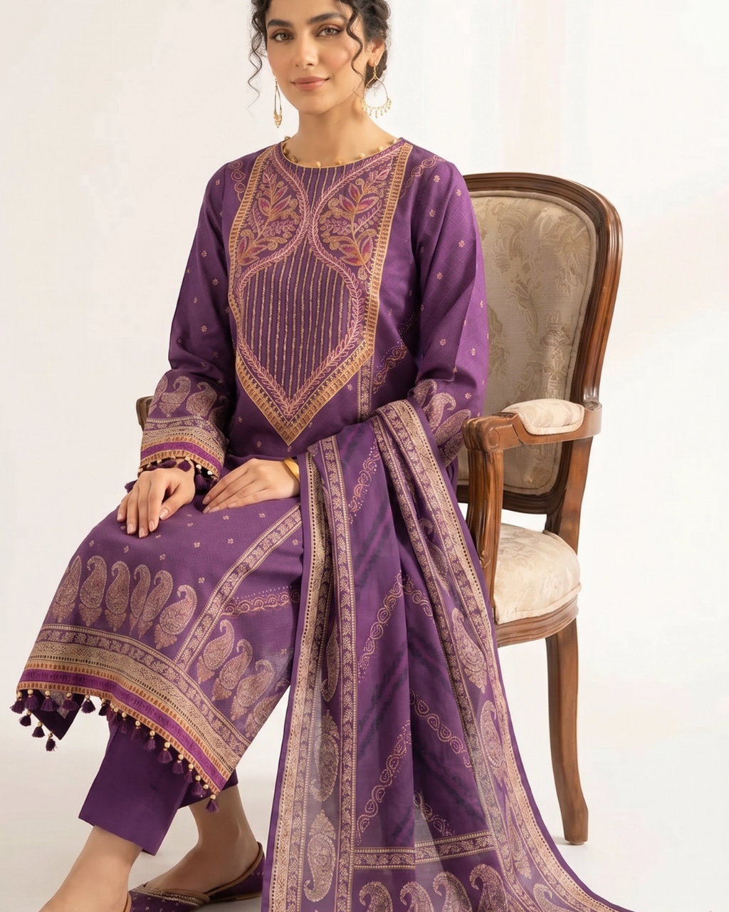 Original Nishat 3 Piece Unstitched Lawn Collection