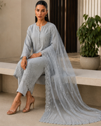 3-Piece Embroidered Lawn Suit