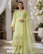 3-Piece Embroidered Lawn Suit