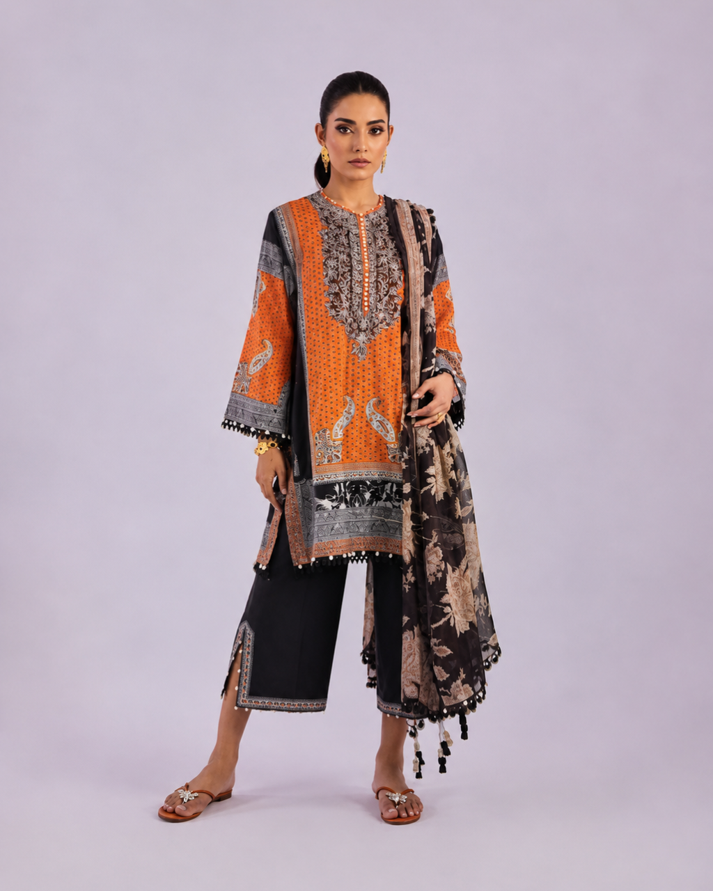 3- Piece Digital Printed Lawn Suit