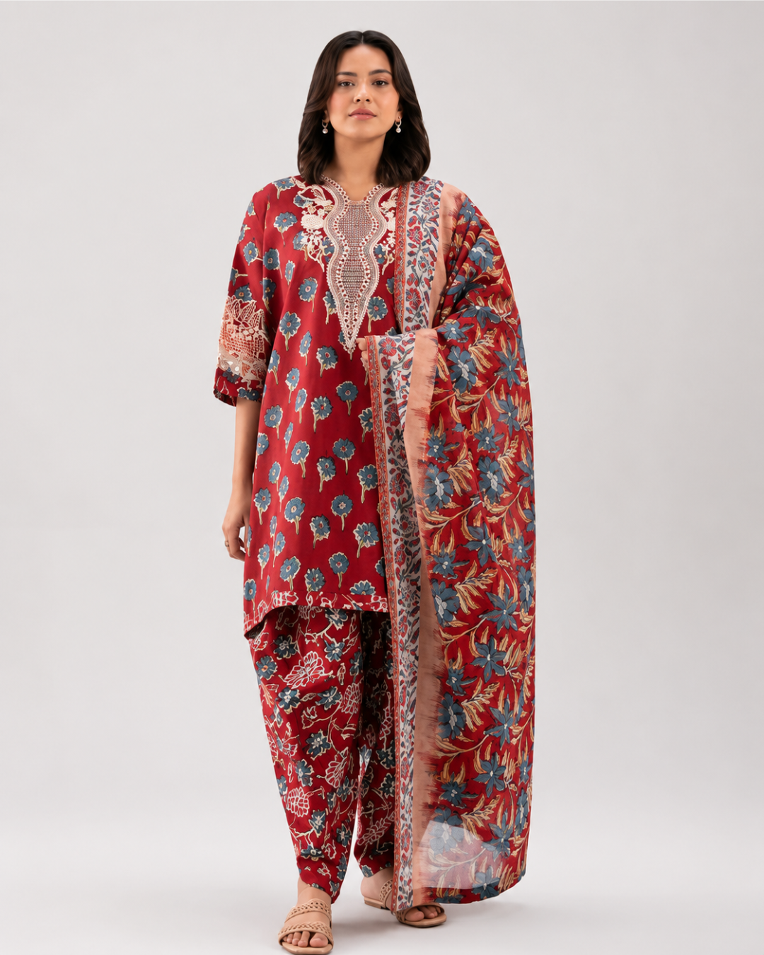 Nishat Digital Printed Lawn 3piece Collection