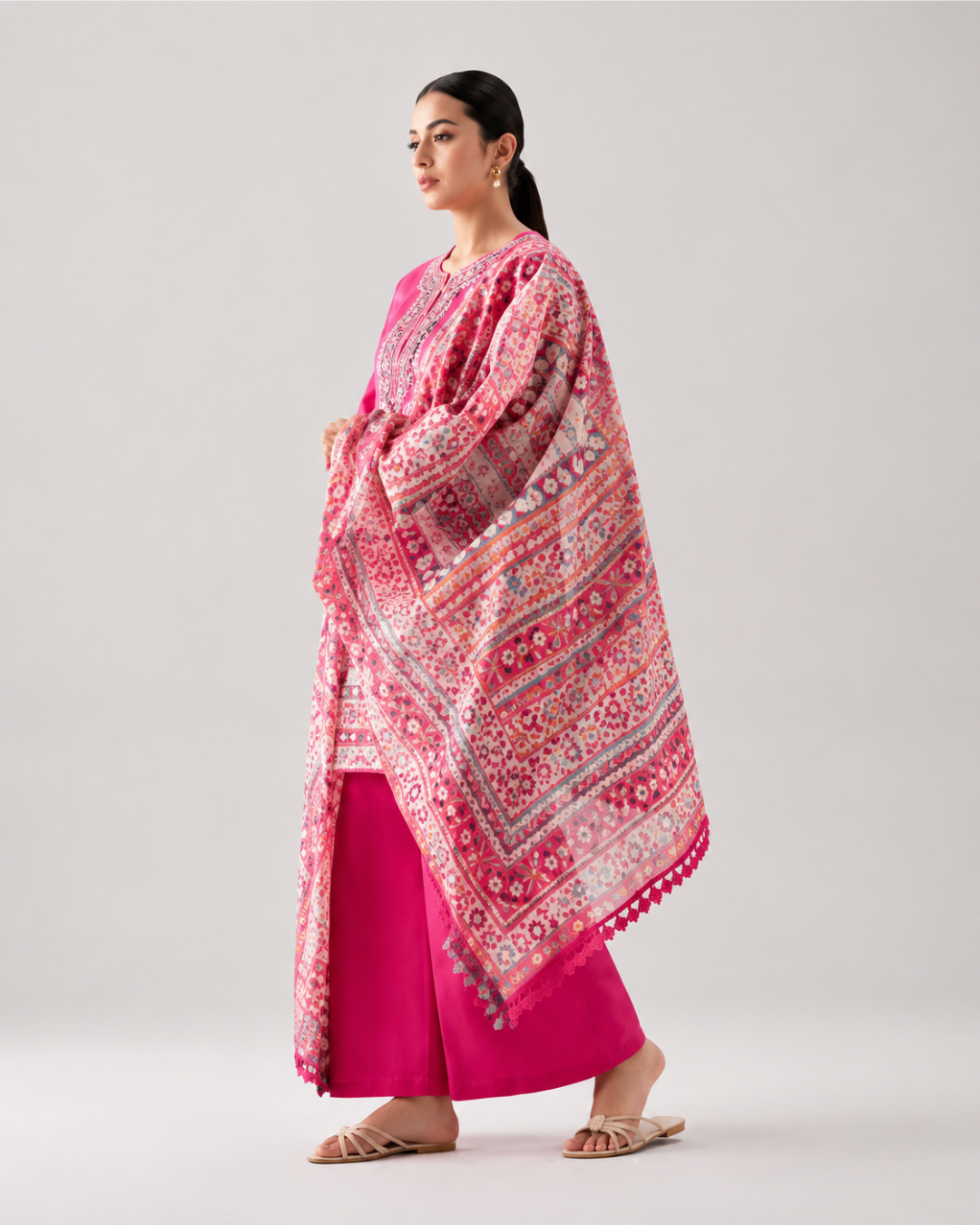 Nishat Digital Printed Lawn 3piece Collection