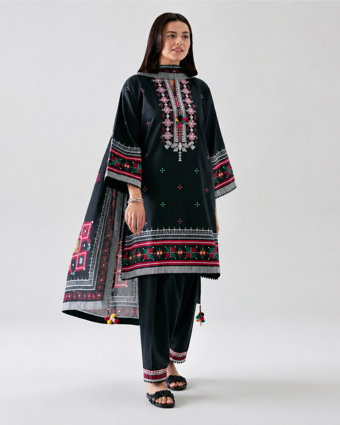 Nishat Digital Printed Lawn 3piece Collection