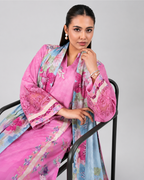 Nishat Digital Printed Lawn 3piece  Collection