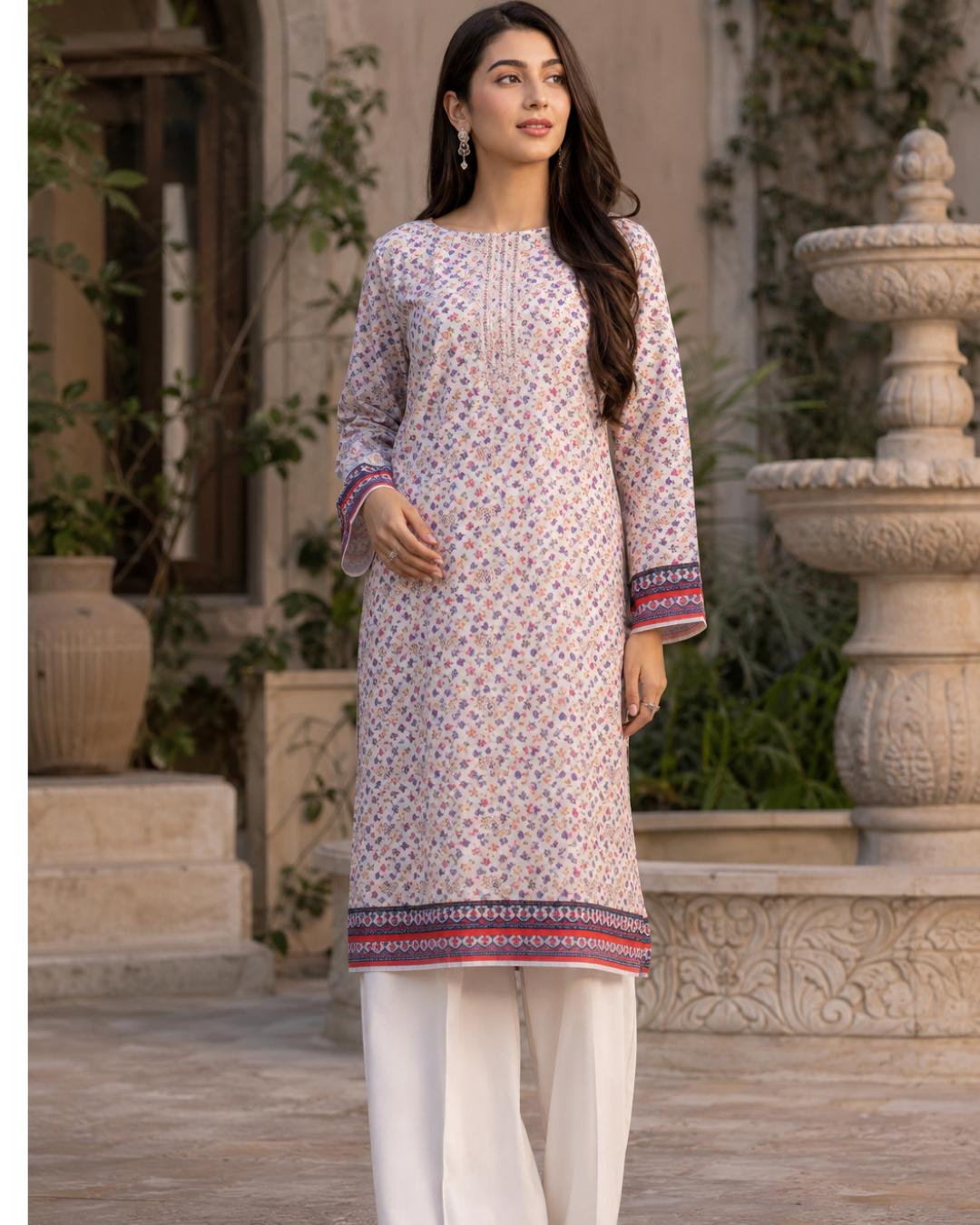 Bareeze Premium Embroidered 2pc Suit