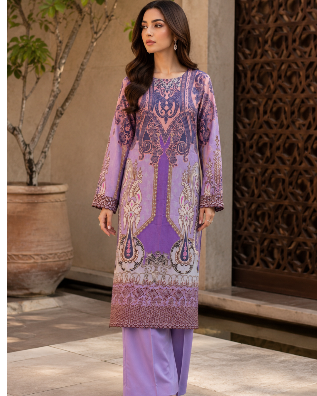 Bareeze Premium Embroidered 2pc Suit