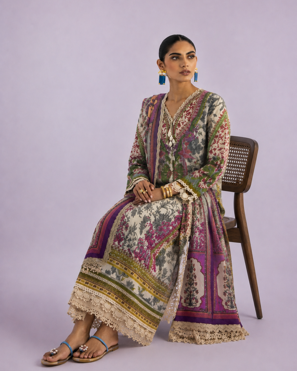 3- Piece Digital Printed Lawn Suit