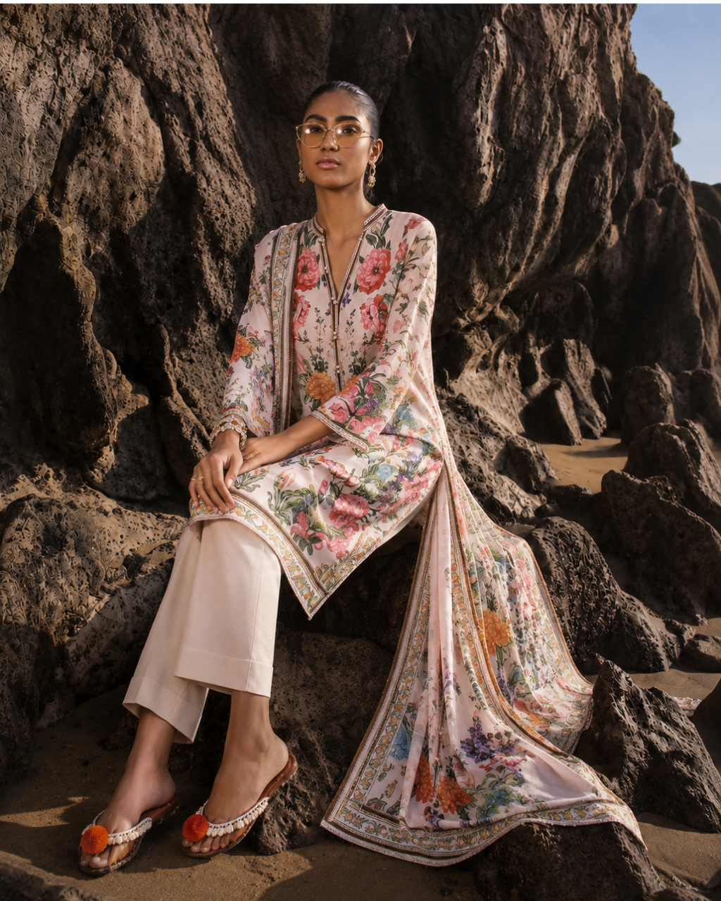 3- Piece Digital Printed Lawn Suit