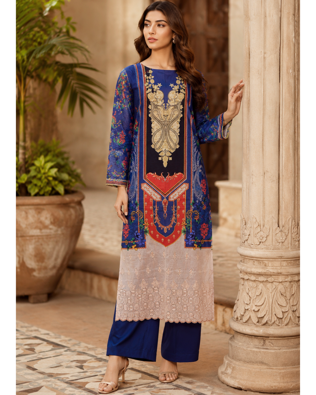 Bareeze Premium Embroidered 2pc Suit