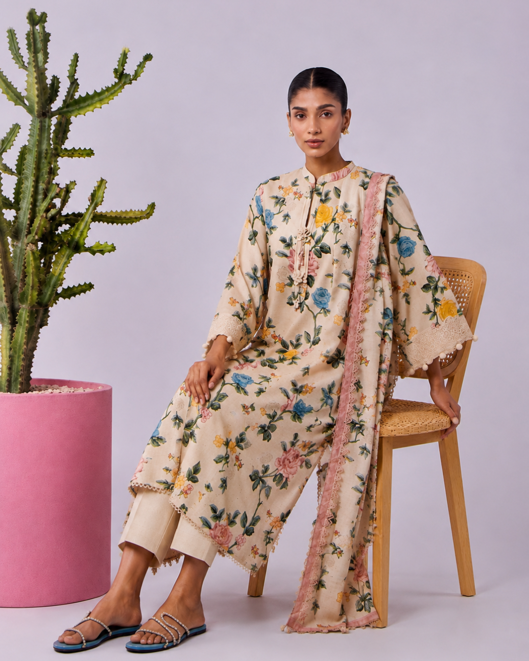 3- Piece Digital Printed Lawn Suit