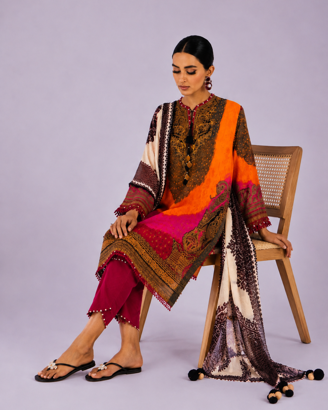 3- Piece Digital Printed Lawn Suit