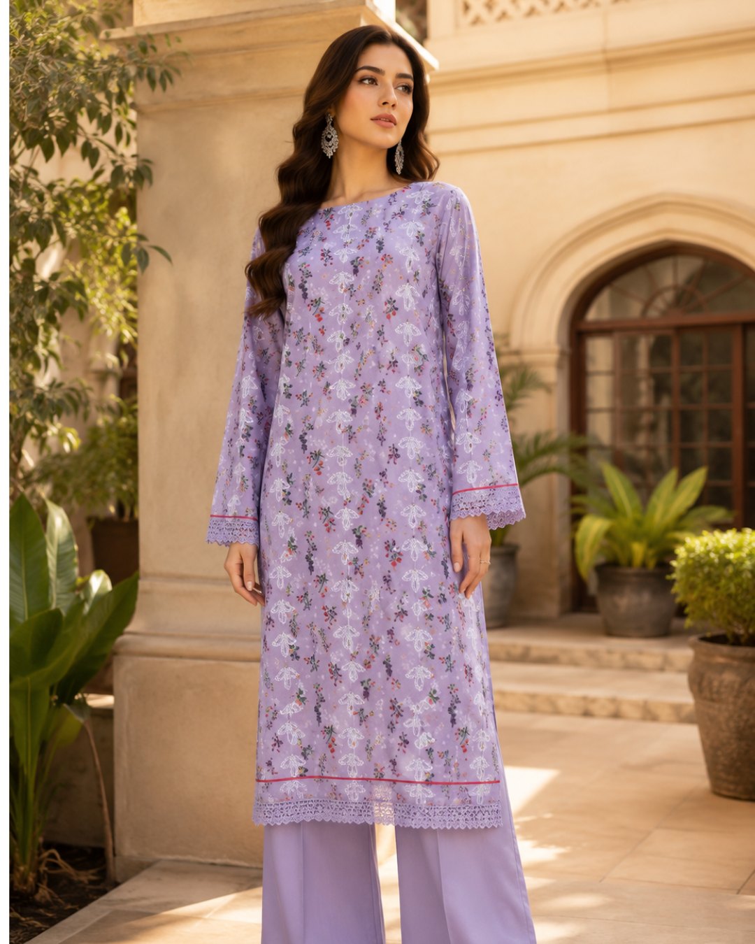 Bareeze Premium Embroidered 2pc Suit