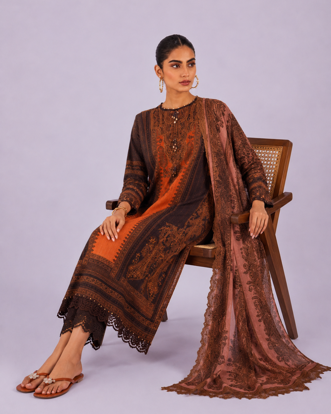 3- Piece Digital Printed Lawn Suit