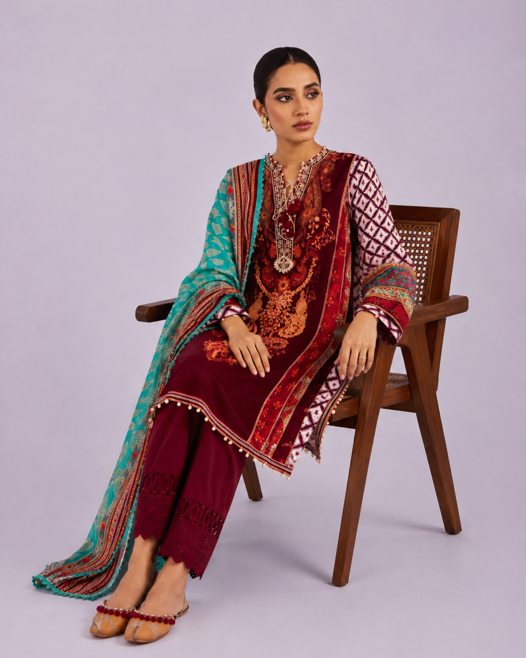 3- Piece Digital Printed Lawn Suit