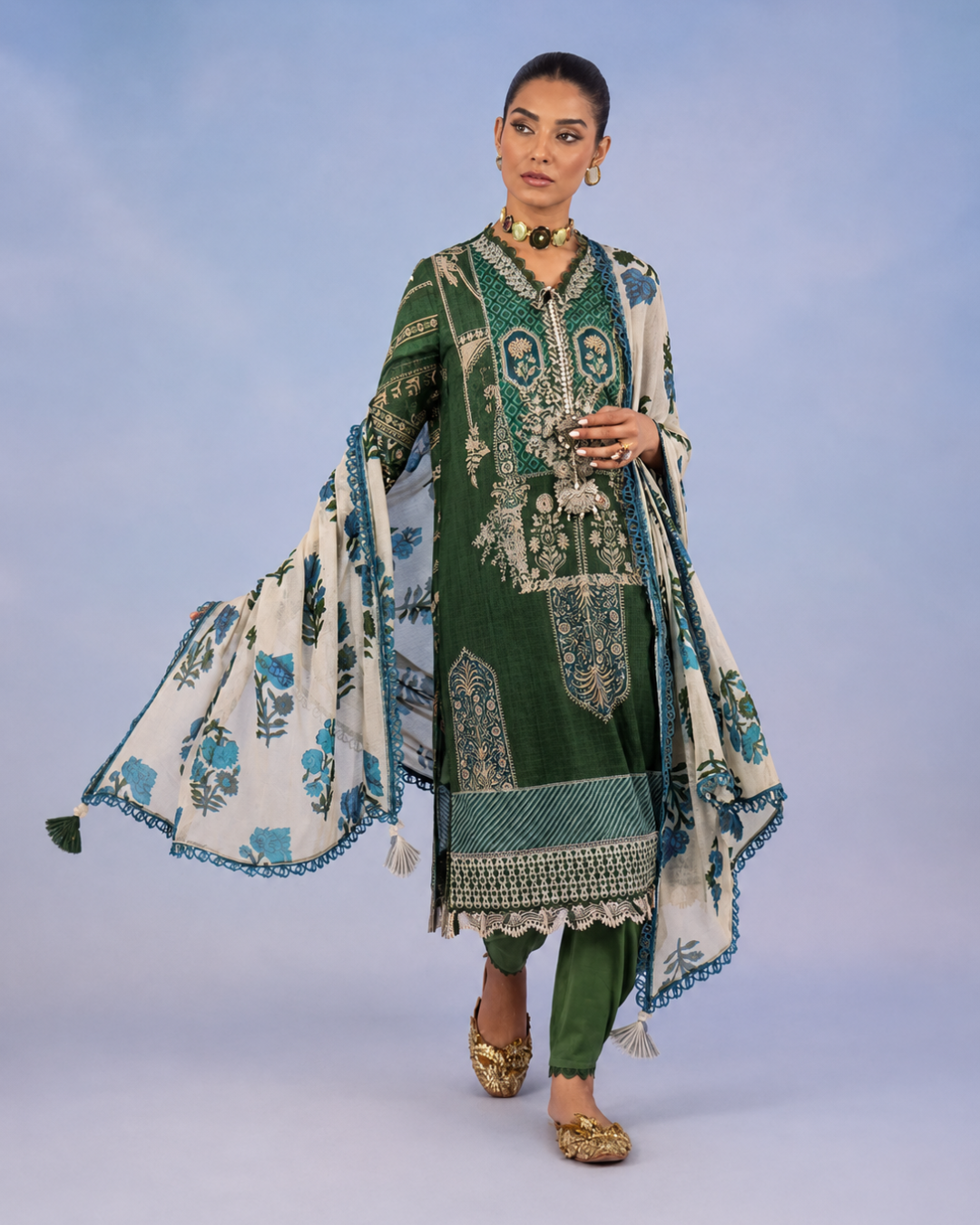3- Piece Digital Printed Lawn Suit