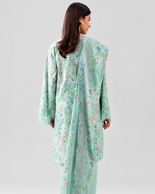 3 Piece - Digital Printed Suit