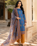 Printed Lawn Unstitched 3 Piece Suit