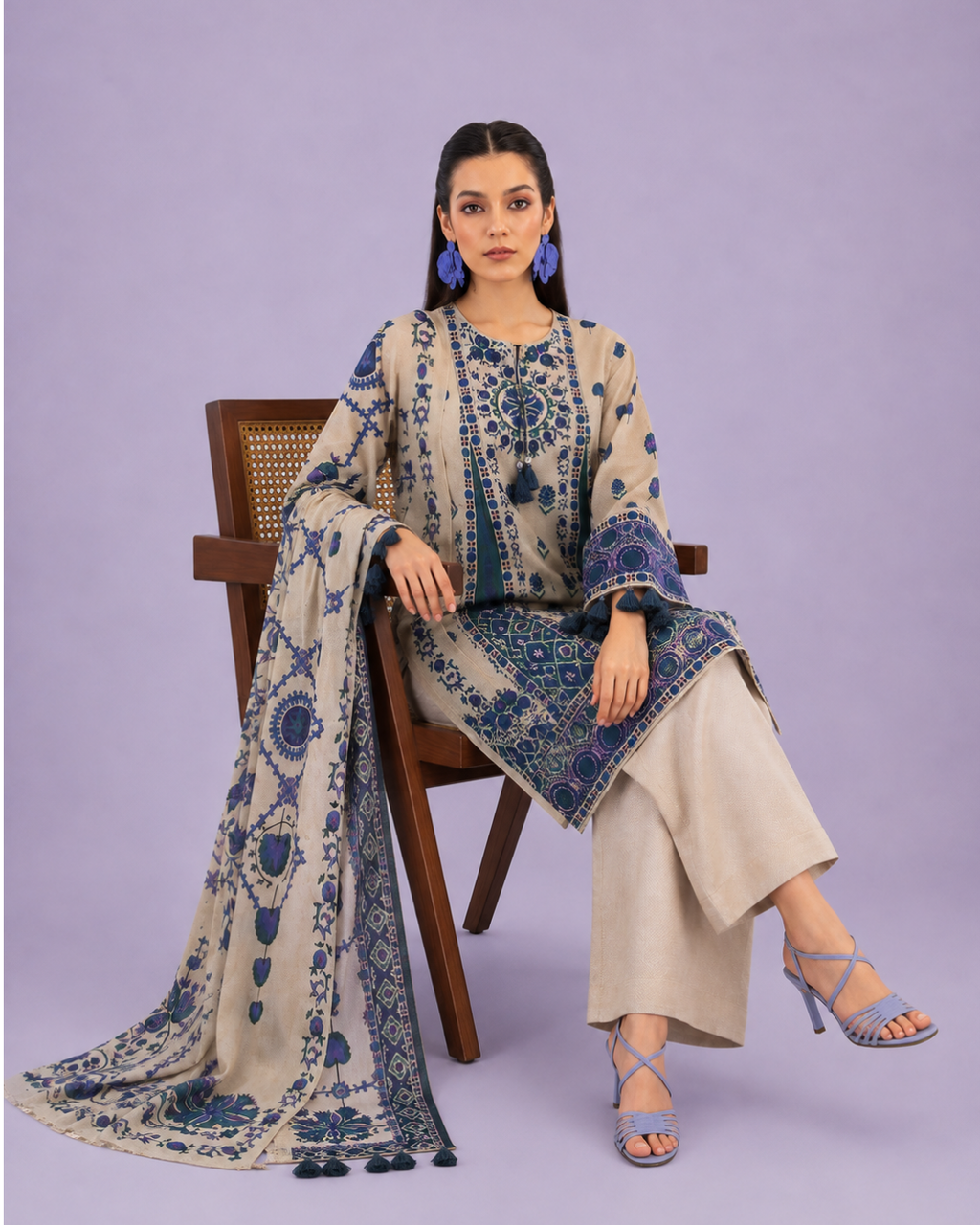 3- Piece Digital Printed Lawn Suit
