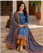 Printed Lawn Unstitched 3 Piece Suit