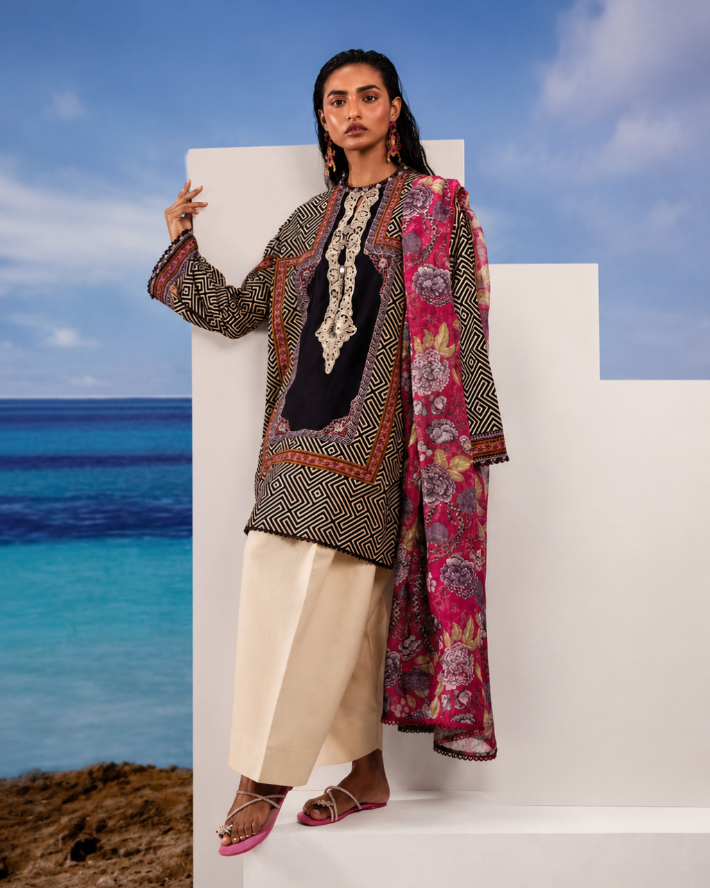 3- Piece Digital Printed Lawn Suit